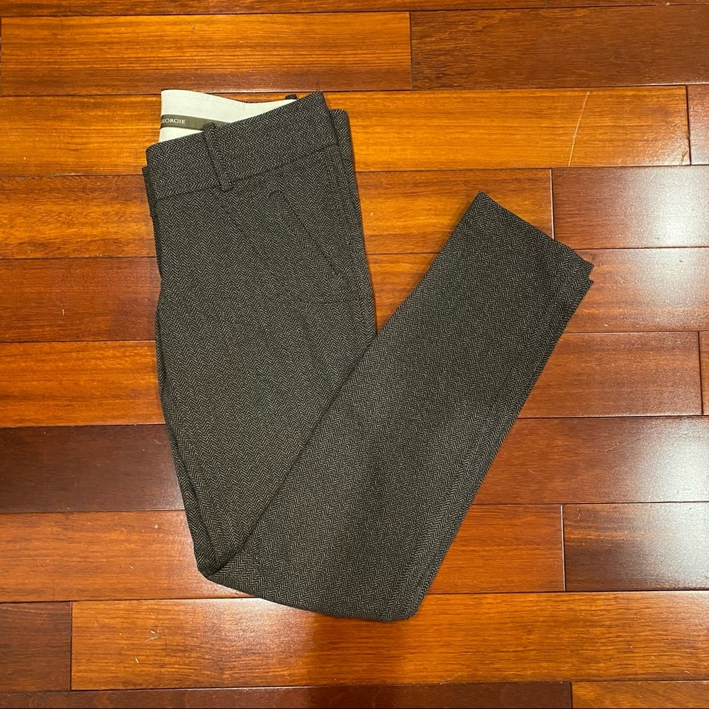 Brown Midrise Georgie Slacks